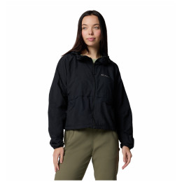 Chaqueta de mujer Columbia Spire Valley™ Cropped Windbreaker negro Black