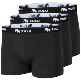Calzoncillos bóxer para hombre Zulu Bambus 210 4in 3-pack