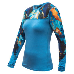 Camiseta de mujer Sensor Merino Impress, dl.rukáv