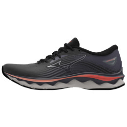 Zapatillas de carrera para mujer Mizuno Wave Sky 6 negro Black/Quicksilver/HotCoral