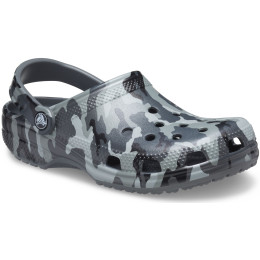 Pantuflas Crocs Classic Printed Camo Clog gris/negro Slate Grey/Multi