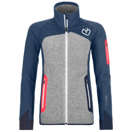 Chaqueta de mujer Ortovox Fleece Plus Jacket azul NightBlue