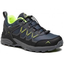 Calzado de hombre Elbrus Euberen Low Wp gris DarkGray/Black/Lime