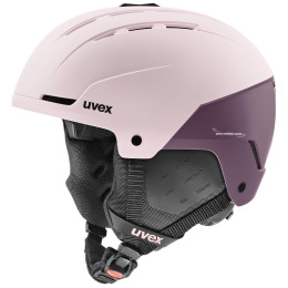 Casco de esquí Uvex Stance rosa/violeta POWDER-PLUM MATT