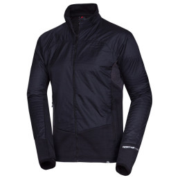 Sudadera funcional de hombre Northfinder Giuliano negro 270blackblack