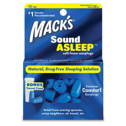 Tapones para los oídos Mack's Sound Asleep 12 párů