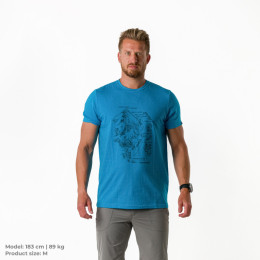 Camiseta de hombre Northfinder Burton azul 396lightblue