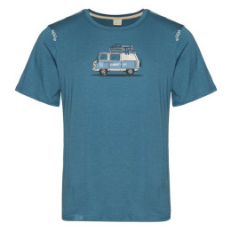 Camiseta de hombre Chillaz Bozen Climber's Life azul Blue