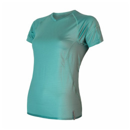 Camiseta funcional de mujer Sensor Coolmax Tech azul claro mint