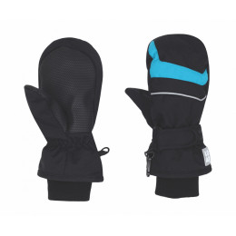 Guantes para niños Loap Nico negro/azul