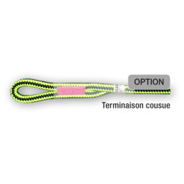 Cuerda de arbolista Beal Ginkgo 12mm + 2x šit. oko 6m negro/amarillo black/yellow