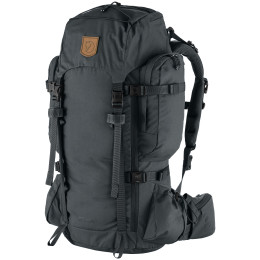 Mochila de senderismo Fjällräven Kajka 55 negro Coal Black