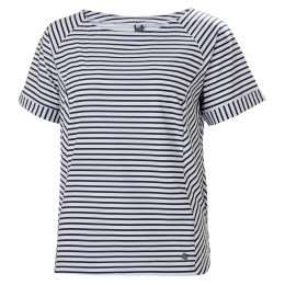 Camiseta de mujer Helly Hansen W Thalia T-Shirt blanco/azul 598 Navy Stripe