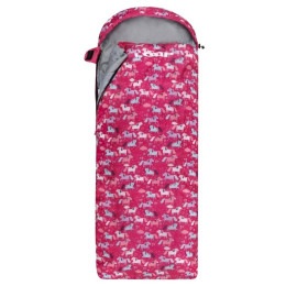 Saco de dormir para niños Loap Ricco Ponny rosa Pink