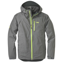 Chaqueta de hombre Outdoor Research Foray jacket (S18) gris/amarillo Pewter/LemonGrass