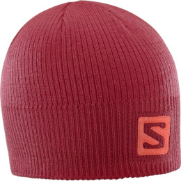 Gorro Salomon Logo Beanie rojo BikingRed