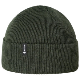 Gorro de lana merino Kama LA05 verde oscuro dark green