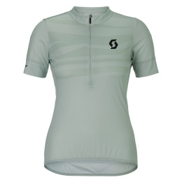 Maillot de ciclismo para mujer Scott Jersey W's Endurance LT SS verde/gris spray grey