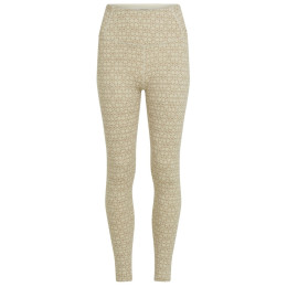 Calzoncillos funcionales de mujer Icebreaker Women M 260 Tech Vrtx H R Leg AlpGeo beige/blanco Undyed/Cumin/J