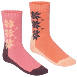 Juego de calcetines Kari Traa Kt Wool Sock 2 Pk rosa Cor