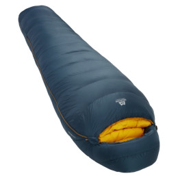 Saco de dormir de plumón Mountain Equipment Helium 800 Long azul Majolica Blue