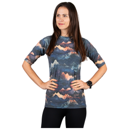 Camiseta funcional de mujer Drexiss All Alpine Peaks Merino Active