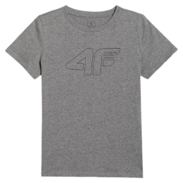 Camiseta para niños 4F Tshirt M2417 gris MIDDLE GREY MELANGE