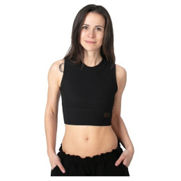 Camiseta sin mangas para mujer Drexiss Feel Yoga Black