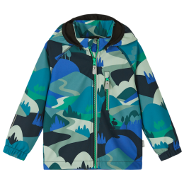 Chaqueta softshell para niños Reima Vantti Sparkly Blue azul Sparkly Blue