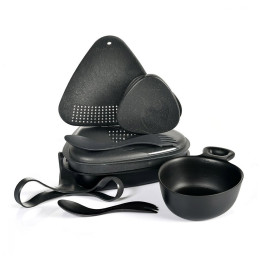 Vajilla Light My Fire Outdoor MealKit negro slatyblack