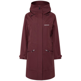 Abrigo softshell para mujer Didriksons Ilma Wns Parka 8 burdeos Old rust