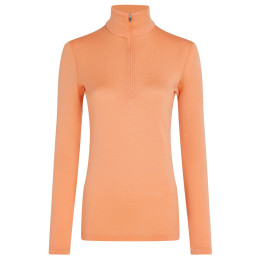 Sudadera funcional de mujer Icebreaker W 260 Tech LS Half Zip naranja Feldspar