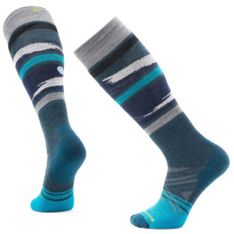 Calcetines de esquí Smartwool Ski Full Cushion Midnight Ski Pattern OTC azul Twilight Blue