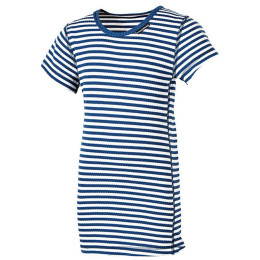 Camiseta funcional para niños Progress DT MLs NKRD 26CC azul/blanco Blue/WhiteStrip