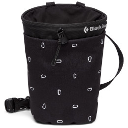 Saco de magnesio Black Diamond Gym Chalk Bag M/L (2023) negro BlackBinerPrint