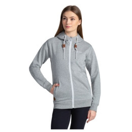 Sudadera de mujer Kilpi Bery gris light grey