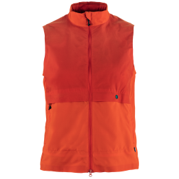Chaleco de mujer Fjällräven Hoja Adventure Vest W rojo Flame Orange