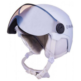Casco de esquí para mujer Blizzard W2W Double Visor ski helmet blanco/gris white matt, smoke lens, mirror
