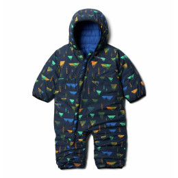 Mono para niños Columbia Powder Lite™ Reversible Bunting azul oscuro Collegiate Navy, Bright Indigo, Dk Mtn
