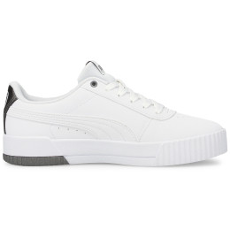 Calzado de mujer Puma Carina Raw Metallics blanco white