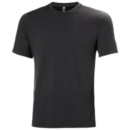 Camiseta funcional de hombre Helly Hansen Lifa Merino Lightweight Tee gris Ebony