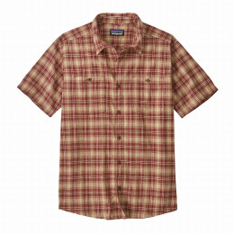 Camisa de hombre Patagonia M's Back Step Shirt rojo Beyond Horizons: Mangrove Red