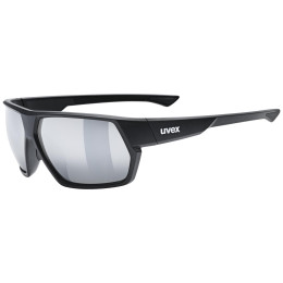 Gafas deportivas Uvex Sportstyle 238 negro/plata Black Matt/Mirror Silver