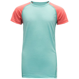 Camiseta para niños Devold Breeze Junior T-Shirt (2019) azul claro Aruba