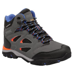 Calzado para niños Regatta Holcombe IEP Jnr gris/azul Briar/Blzeor