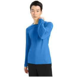 Camiseta de hombre Icebreaker Mens 200 Oasis LS Crewe azul lazurite