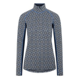 Camiseta funcional de mujer Kari Traa Rose Light Baselayer Half Zip