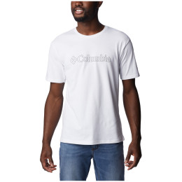 Camiseta de hombre Columbia Pacific Crossing™ II Graphic SS Tee blanco White, CSC Outlined Graphic