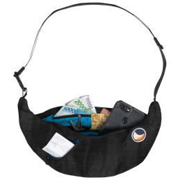 Riñonera Ticket to the moon Upcycled Sling Bag negro Black