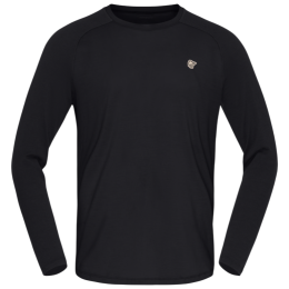 Camiseta funcional de hombre Norrona femund pureUll Long Sleeve negro Caviar Black